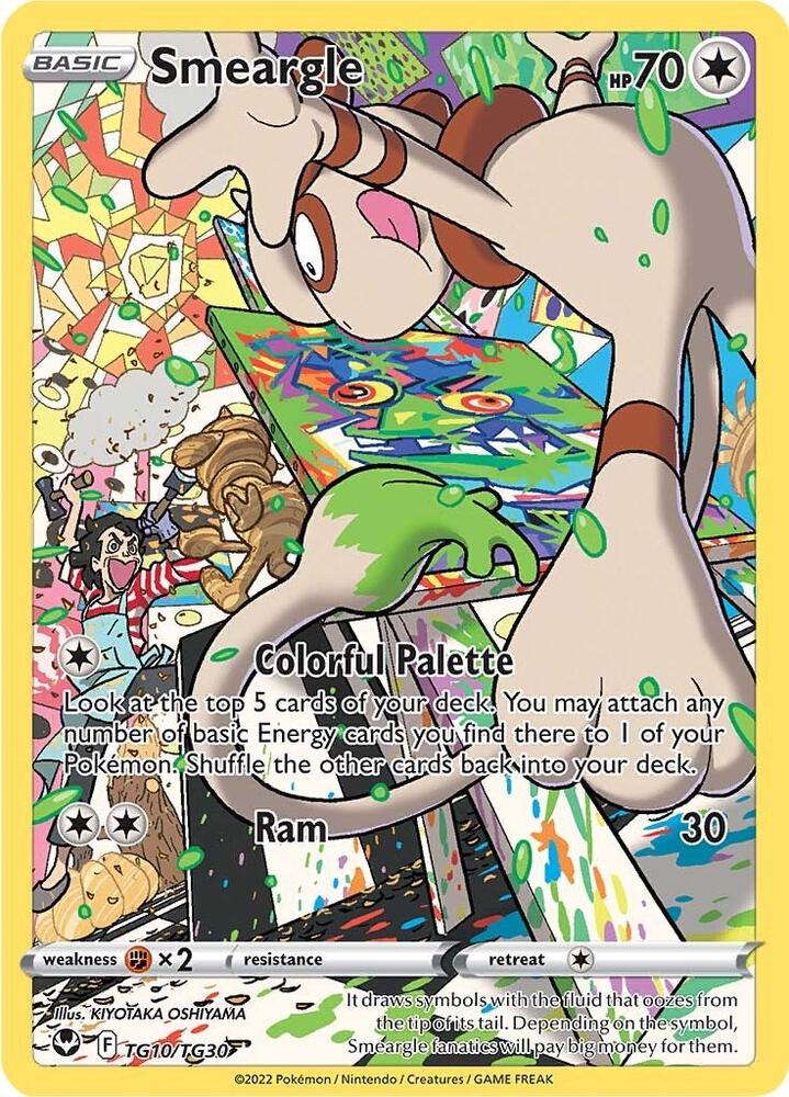 Smeargle - TG10/TG30 | Ultra Rare | (SWSH12: TG | SWSH12: Silver Tempest Trainer Gallery)