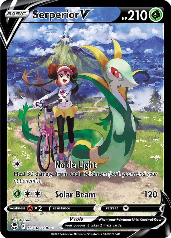 Serperior V | Ultra Rare | (SWSH12: TG | SWSH12: Silver Tempest Trainer Gallery)