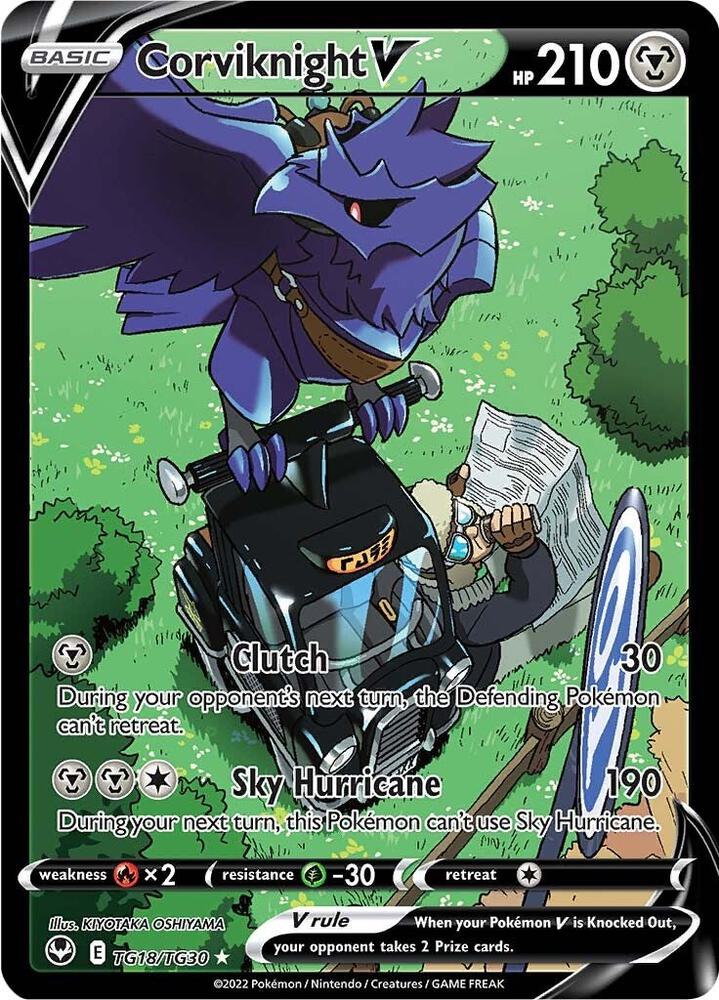 Corviknight V - TG18/TG30 | Ultra Rare | (SWSH12: TG | SWSH12: Silver Tempest Trainer Gallery)