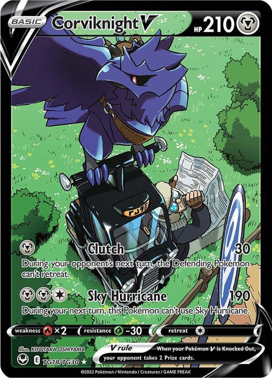 Corviknight V - TG18/TG30 | Ultra Rare | (SWSH12: TG | SWSH12: Silver Tempest Trainer Gallery)