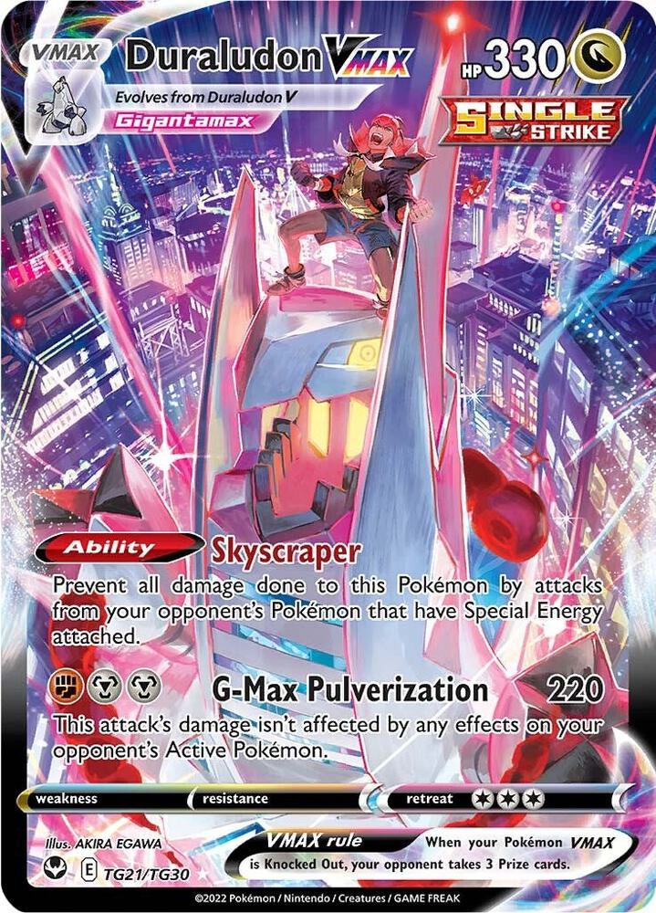 Duraludon VMAX - TG21/TG30 | Ultra Rare | (SWSH12: TG | SWSH12: Silver Tempest Trainer Gallery)