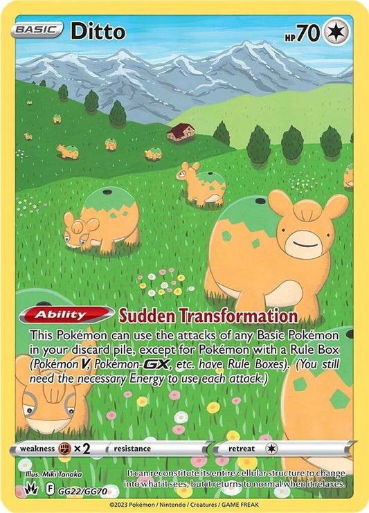 Ditto - GG22/GG70 | Ultra Rare | (CRZ:GG | SWSH: Crown Zenith: Galarian Gallery)