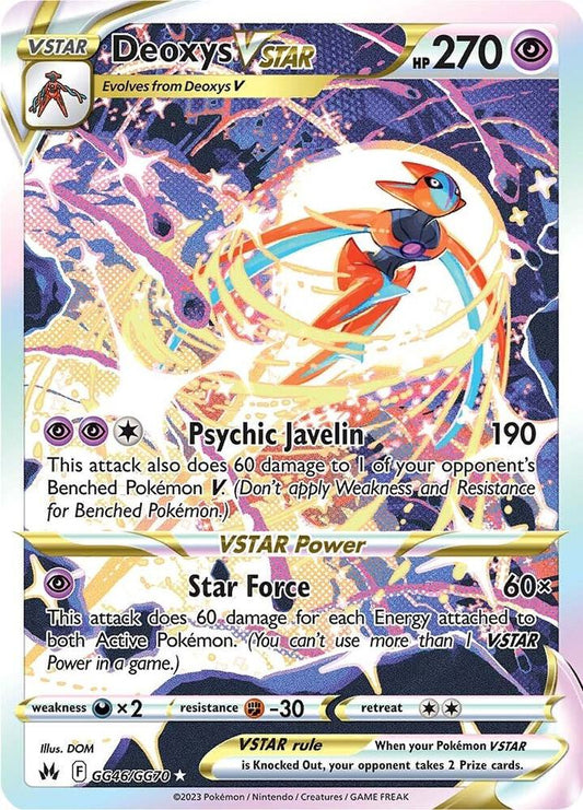 Deoxys VSTAR - GG46/GG70 | Ultra Rare | (CRZ:GG | SWSH: Crown Zenith: Galarian Gallery)