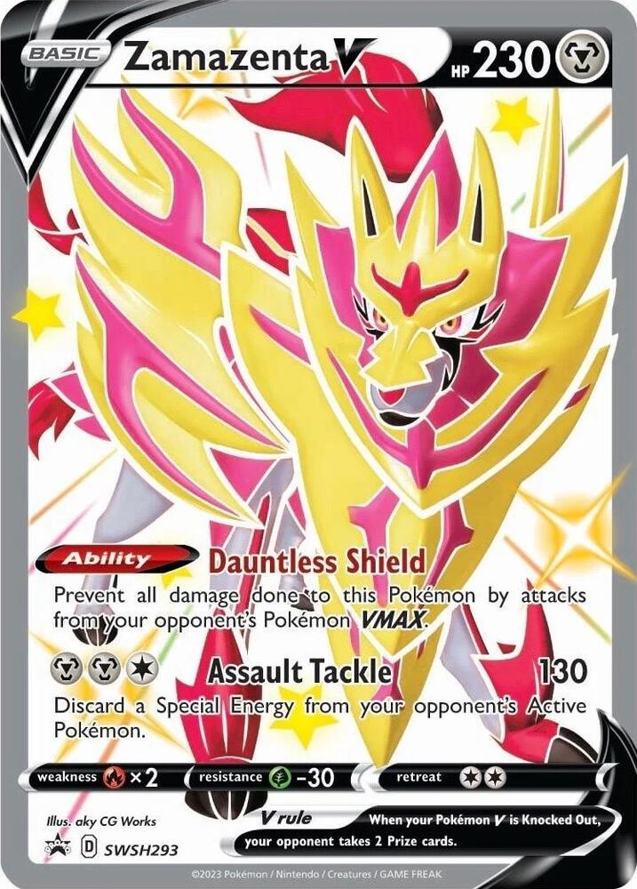 Zamazenta V (Shiny) - SWSH293 | Promo | (SWSD | SWSH: Sword & Shield Promo Cards)