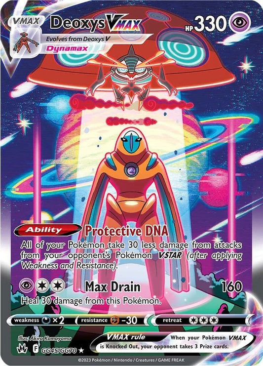 Deoxys VMAX - GG45/GG70 | Ultra Rare | (CRZ:GG | SWSH: Crown Zenith: Galarian Gallery)