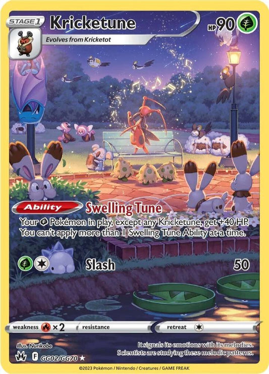 Kricketune - GG02/GG70 | Ultra Rare | (CRZ:GG | SWSH: Crown Zenith: Galarian Gallery)