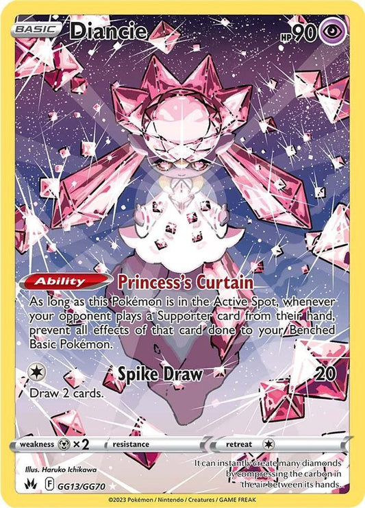 Diancie - GG13/GG70 | Ultra Rare | (CRZ:GG | SWSH: Crown Zenith: Galarian Gallery)