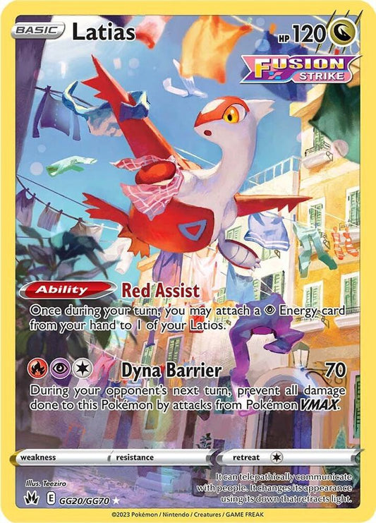 Latias - GG20/GG70 | Ultra Rare | (CRZ:GG | SWSH: Crown Zenith: Galarian Gallery)