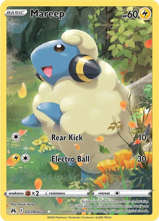 Mareep - GG34/GG70 | Ultra Rare | (CRZ:GG | SWSH: Crown Zenith: Galarian Gallery)