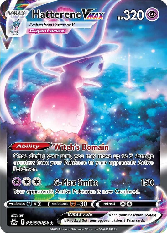 Hatterene VMAX - GG47/GG70 | Ultra Rare | (CRZ:GG | SWSH: Crown Zenith: Galarian Gallery)