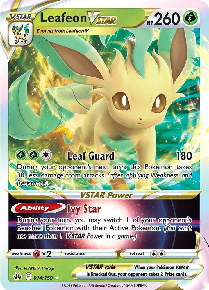 Leafeon VSTAR - 014/159 | Ultra Rare | (CRZ | SWSH: Crown Zenith)