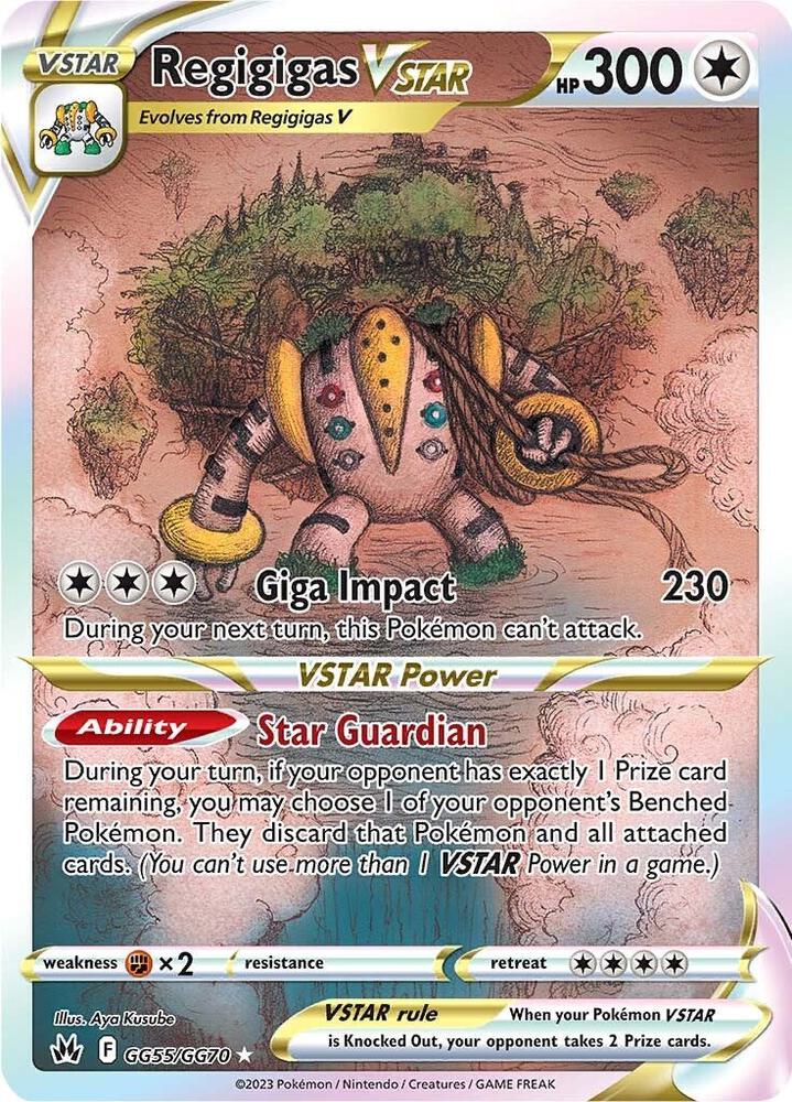 Regigigas VSTAR - GG55/GG70 | Ultra Rare | (CRZ:GG | SWSH: Crown Zenith: Galarian Gallery)