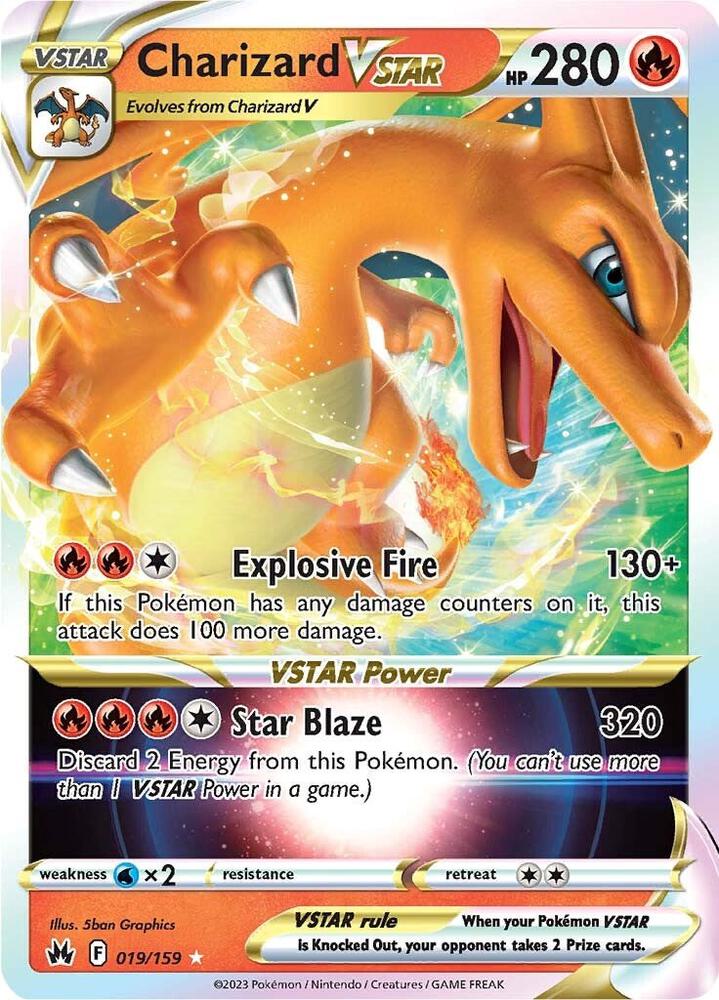 Charizard VSTAR - 019/159 | Ultra Rare | (CRZ | SWSH: Crown Zenith)