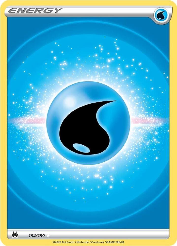 Water Energy (Texture Full Art) - 154/159 | Ultra Rare | (CRZ | SWSH: Crown Zenith)