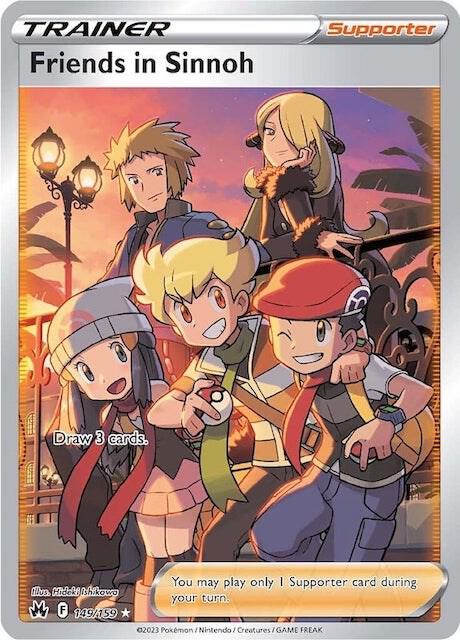 Friends in Sinnoh (Full Art) - 149/159 | Ultra Rare | (CRZ | SWSH: Crown Zenith)