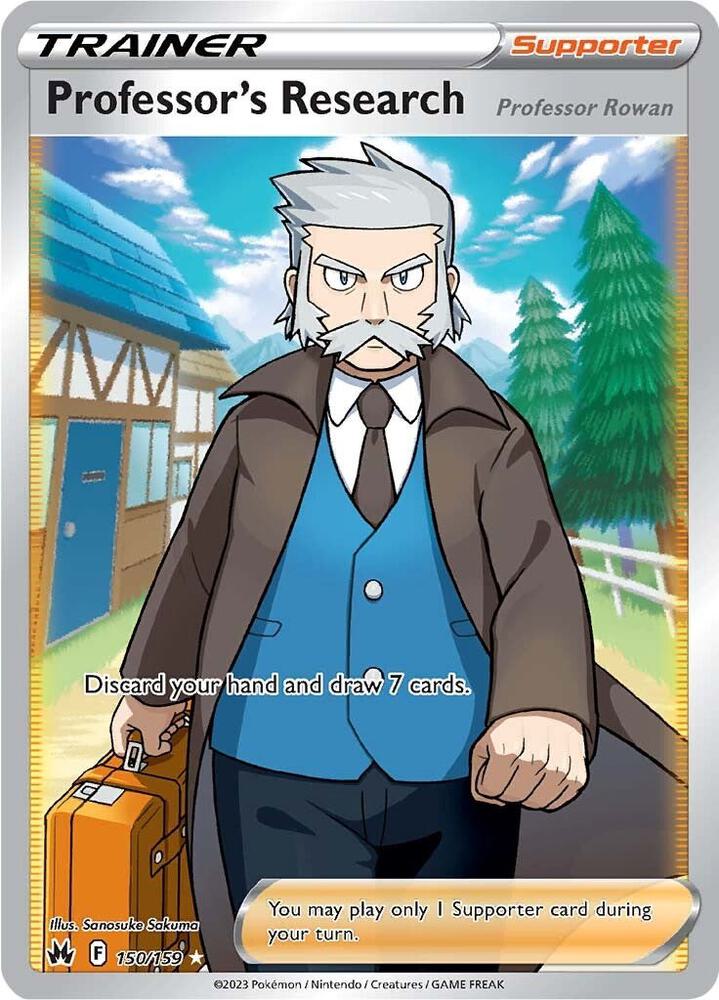 Professor's Research [Professor Rowan] (Full Art) - 150/159 | Ultra Rare | (CRZ | SWSH: Crown Zenith)