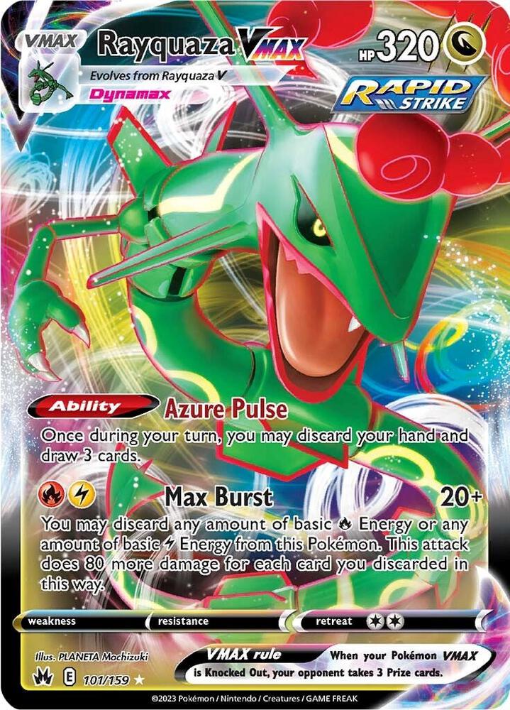 Rayquaza VMAX (101) - 101/159 | Ultra Rare | (CRZ | SWSH: Crown Zenith)