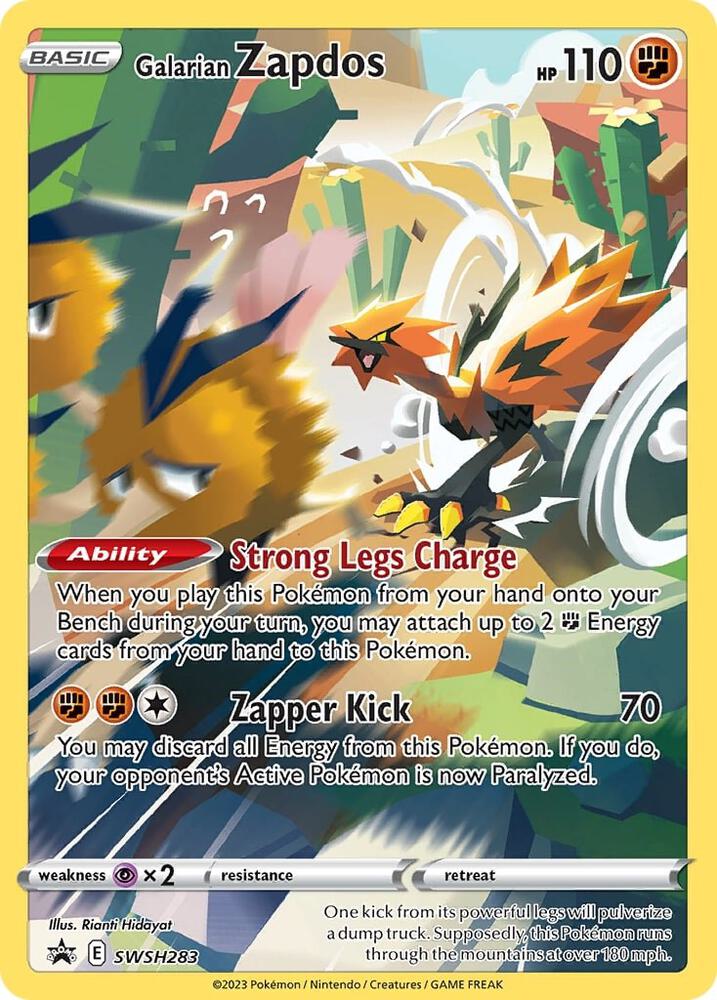 Galarian Zapdos - SWSH283 | Promo | (SWSD | SWSH: Sword & Shield Promo Cards)