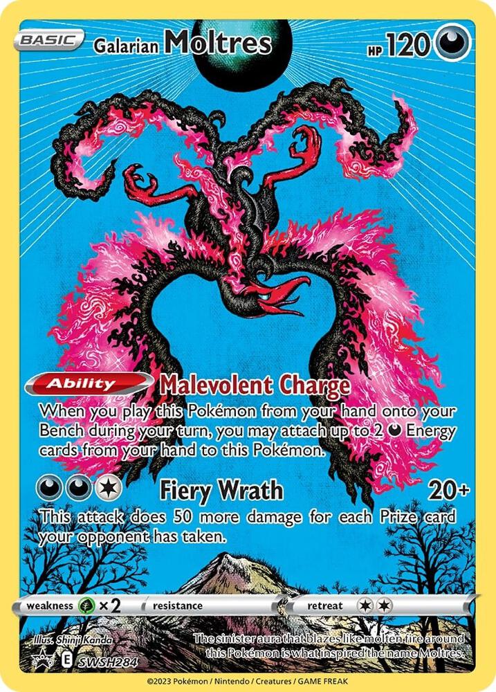Galarian Moltres - SWSH284 | Promo | (SWSD | SWSH: Sword & Shield Promo Cards)