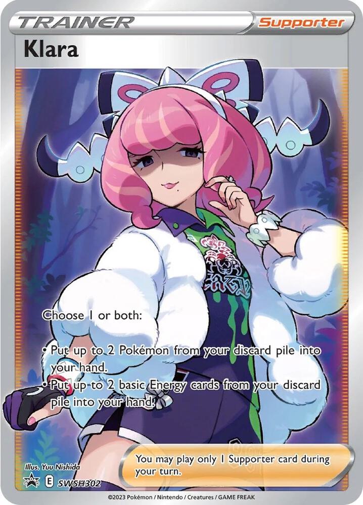 Klara (Full Art) - SWSH302 | Ultra Rare | (SWSD | SWSH: Sword & Shield Promo Cards)