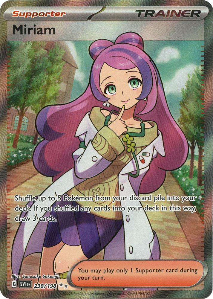 Miriam - 238/198 | Ultra Rare | (SVI | SV01: Scarlet & Violet Base Set)