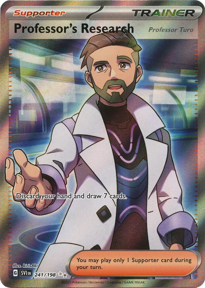 Professor's Research [Professor Turo] - 241/198 | Ultra Rare | (SVI | SV01: Scarlet & Violet Base Set)