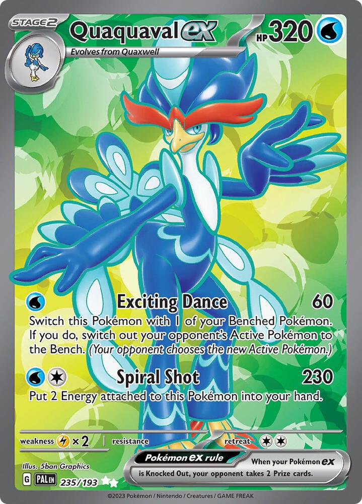 Quaquaval ex - 235/193 | Ultra Rare | (PAL | SV02: Paldea Evolved)