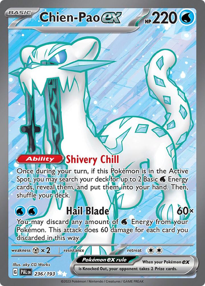 Chien-Pao ex - 236/193 | Ultra Rare | (PAL | SV02: Paldea Evolved)