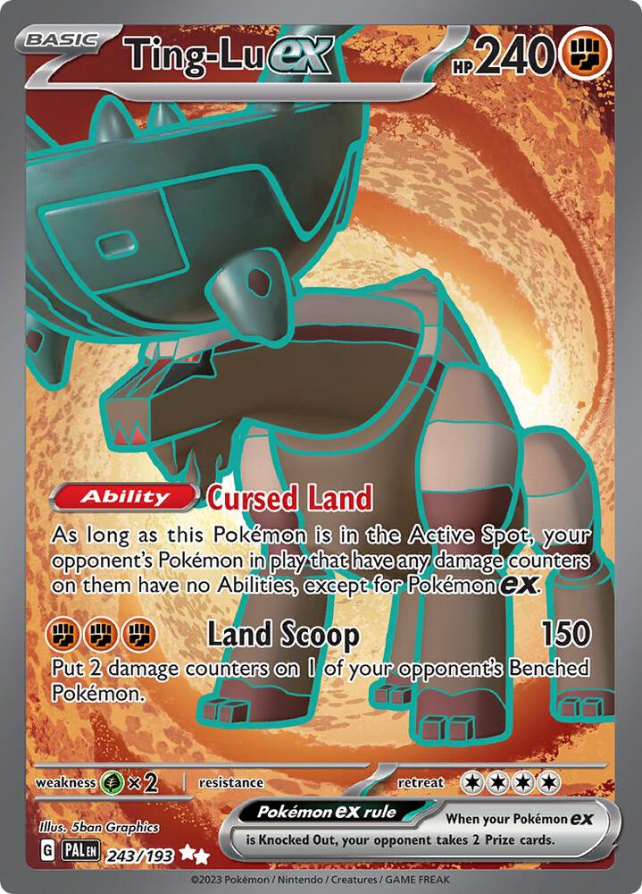 Ting-Lu ex - 243/193 | Ultra Rare | (PAL | SV02: Paldea Evolved)