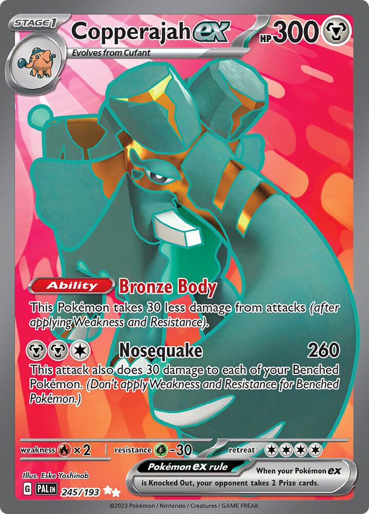 Copperajah ex - 245/193 | Ultra Rare | (PAL | SV02: Paldea Evolved)