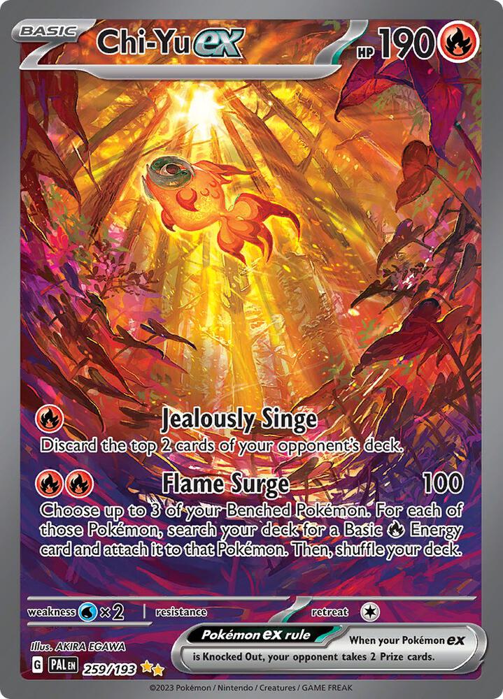 Chi-Yu ex - 259/193 | Special Illustration Rare | (PAL | SV02: Paldea Evolved)