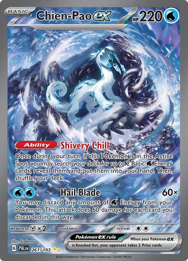 Chien-Pao ex - 261/193 | Special Illustration Rare | (PAL | SV02: Paldea Evolved)