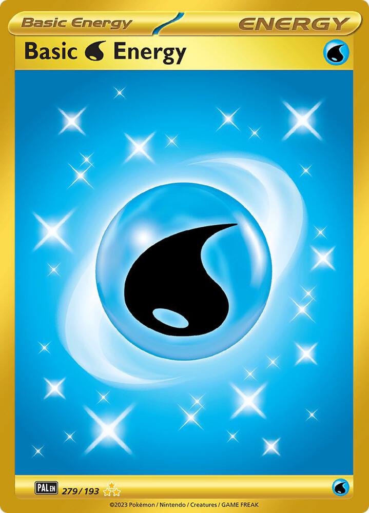 Basic Water Energy - 279/193 | Hyper Rare | (PAL | SV02: Paldea Evolved)