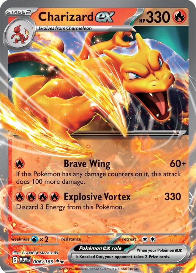 Charizard ex - 006/165 | Double Rare | (MEW | SV: Scarlet & Violet 151)