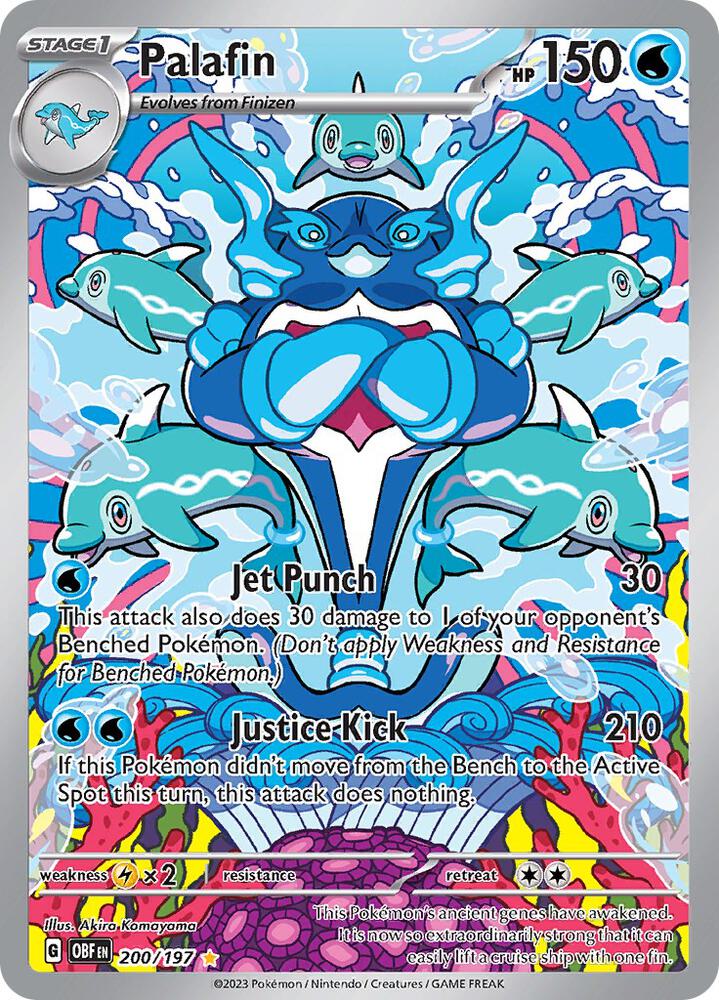 Palafin - 200/197 | Illustration Rare | (OBF | SV03: Obsidian Flames)