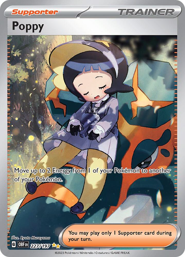 Poppy - 227/197 | Special Illustration Rare | (OBF | SV03: Obsidian Flames)