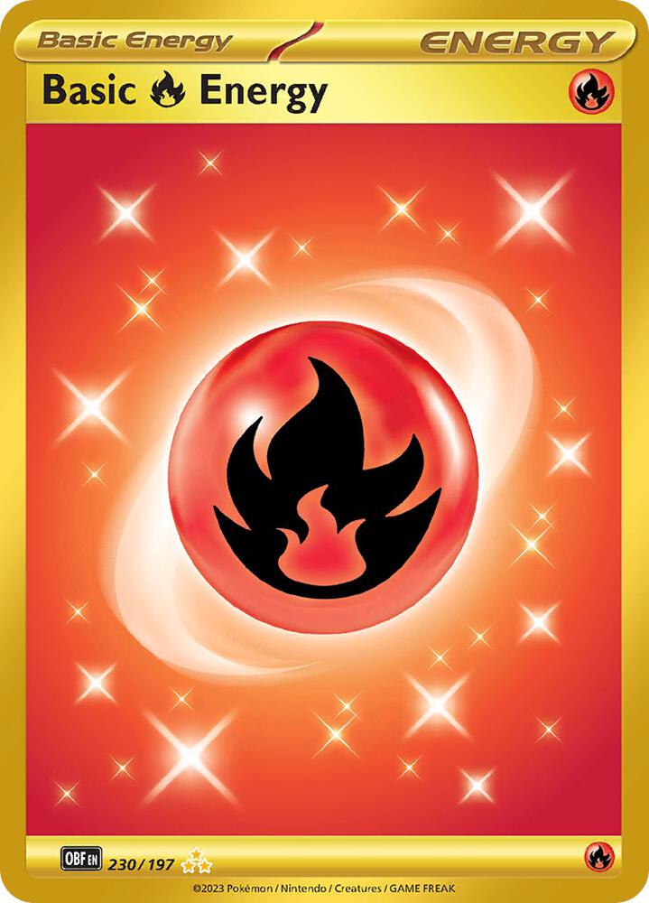 Basic Fire Energy - 230/197 | Hyper Rare | (OBF | SV03: Obsidian Flames)