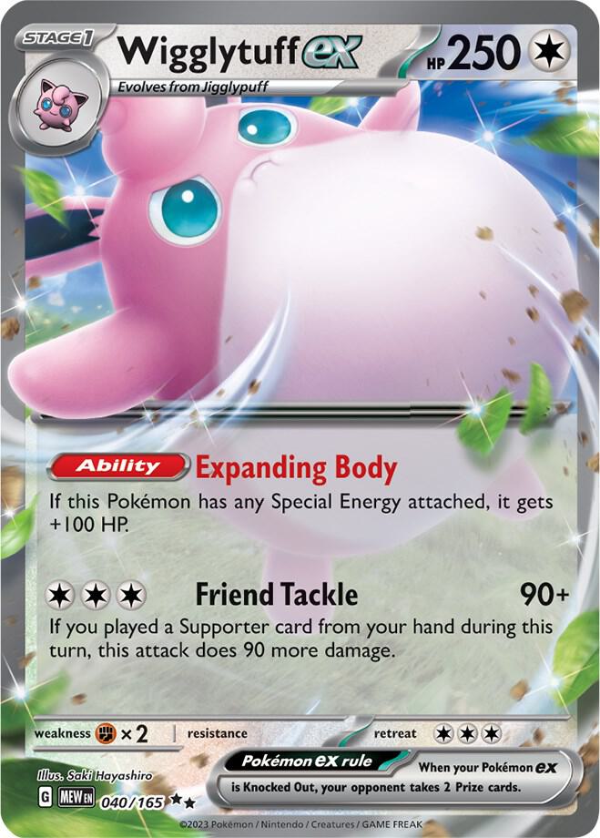 Wigglytuff ex - 040/165 | Double Rare | (MEW | SV: Scarlet & Violet 151)