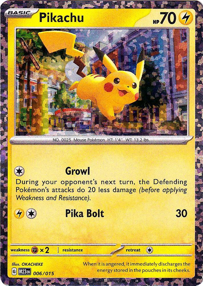 Pikachu - 006/015 | Promo | (M23 | McDonald's Promos 2023)