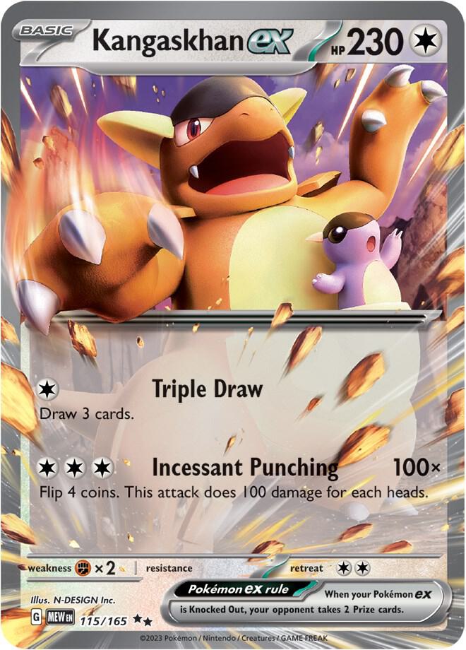 Kangaskhan ex - 115/165 | Double Rare | (MEW | SV: Scarlet & Violet 151)