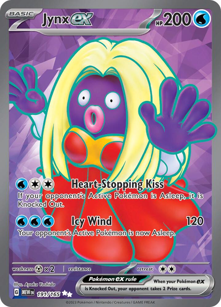 Jynx ex - 191/165 | Ultra Rare | (MEW | SV: Scarlet & Violet 151)