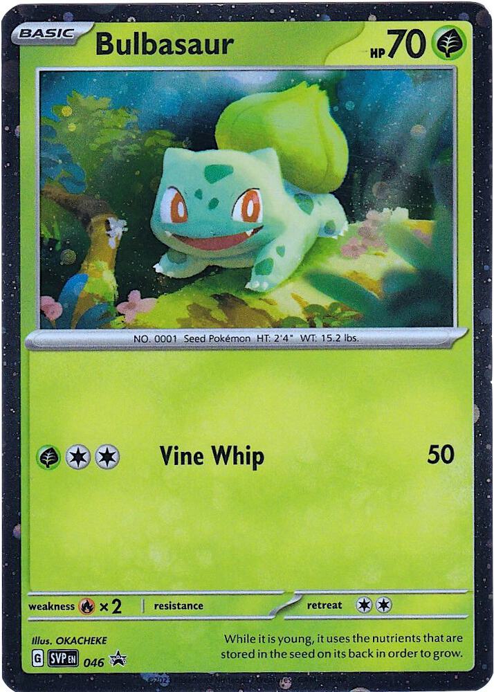 Bulbasaur (Cosmos Holo) - 046 | Promo | (SVP | SV: Scarlet & Violet Promo Cards)
