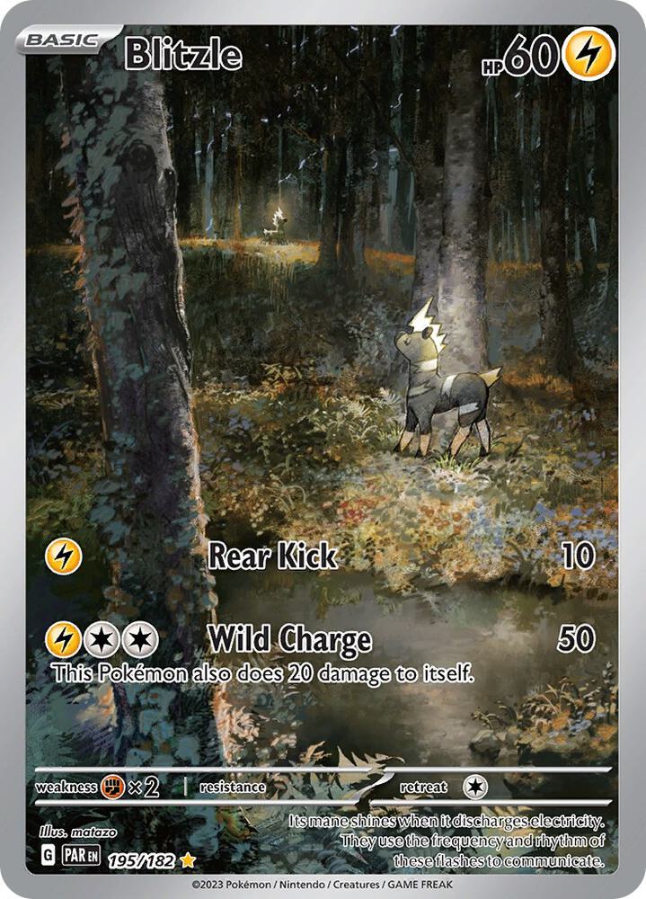 Blitzle - 195/182 | Illustration Rare | (PAR | SV04: Paradox Rift)