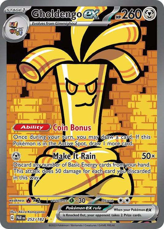 Gholdengo ex - 252/182 | Special Illustration Rare | (PAR | SV04: Paradox Rift)