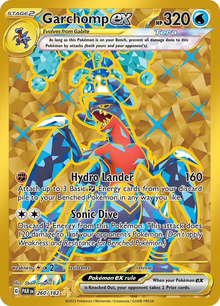 Garchomp ex - 260/182 | Hyper Rare | (PAR | SV04: Paradox Rift)