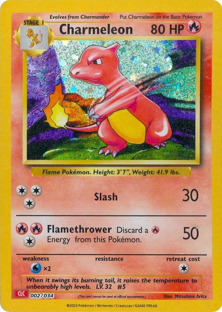 Charmeleon - 002/034 | Classic Collection | (CL | Trading Card Game Classic)