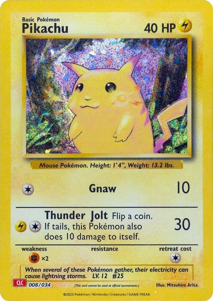 Pikachu - 008/034 | Classic Collection | (CL | Trading Card Game Classic)