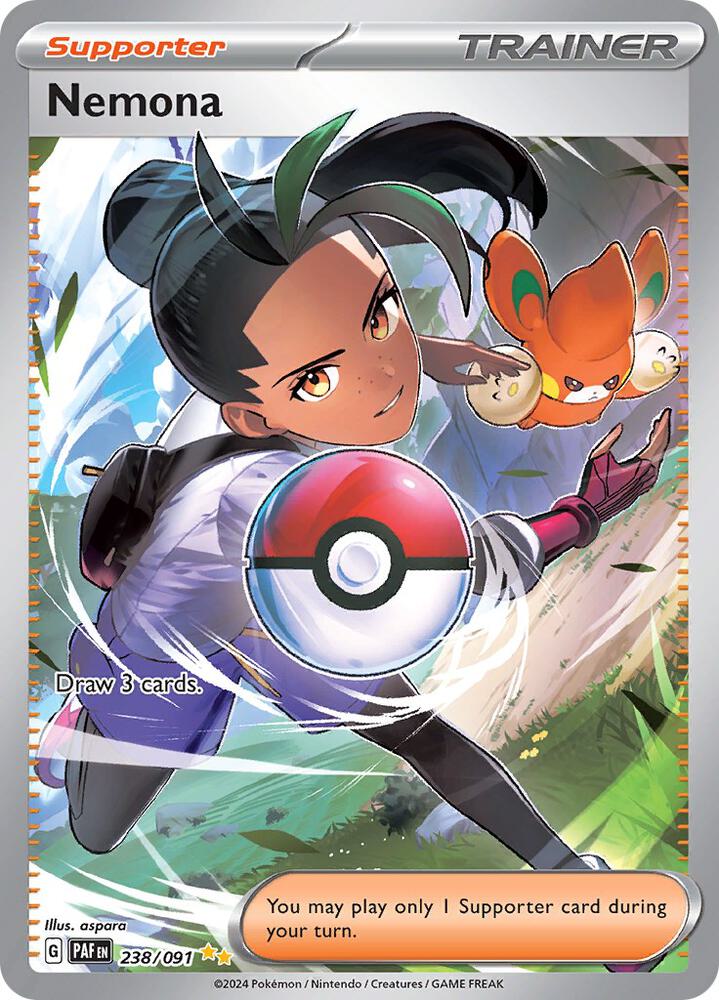 Nemona - 238/091 | Special Illustration Rare | (PAF | SV: Paldean Fates)