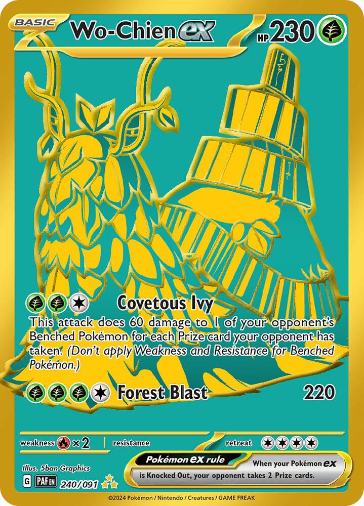 Wo-Chien ex - 240/091 | Hyper Rare | (PAF | SV: Paldean Fates)