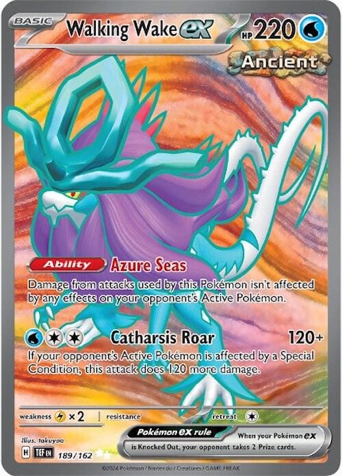 Walking Wake ex - 189/162 | Ultra Rare | (TEF | SV05: Temporal Forces)